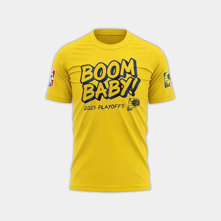 Indiana Pacers Boom Baby 2025 T-Shirt