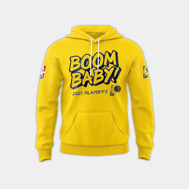 Indiana Pacers Boom Baby 2025 Hoodie