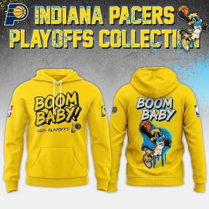 Indiana Pacers Boom Baby 2025 Hoodie