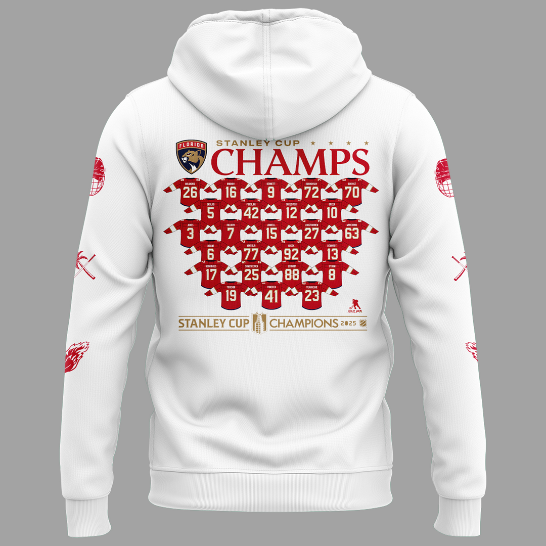 Florida Panthers Back To Back Champions Stanley Cup 2025 Hoodie