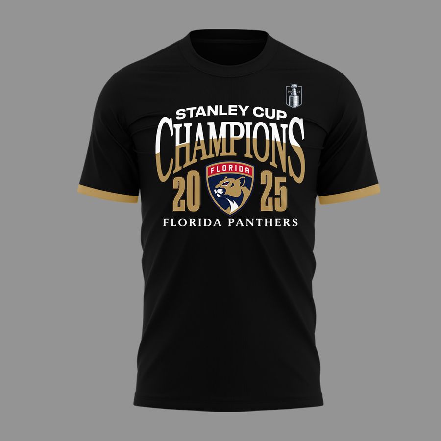 Special Edition Florida Panthers Back-To-Back Stanley Cup Champions T-Shirt