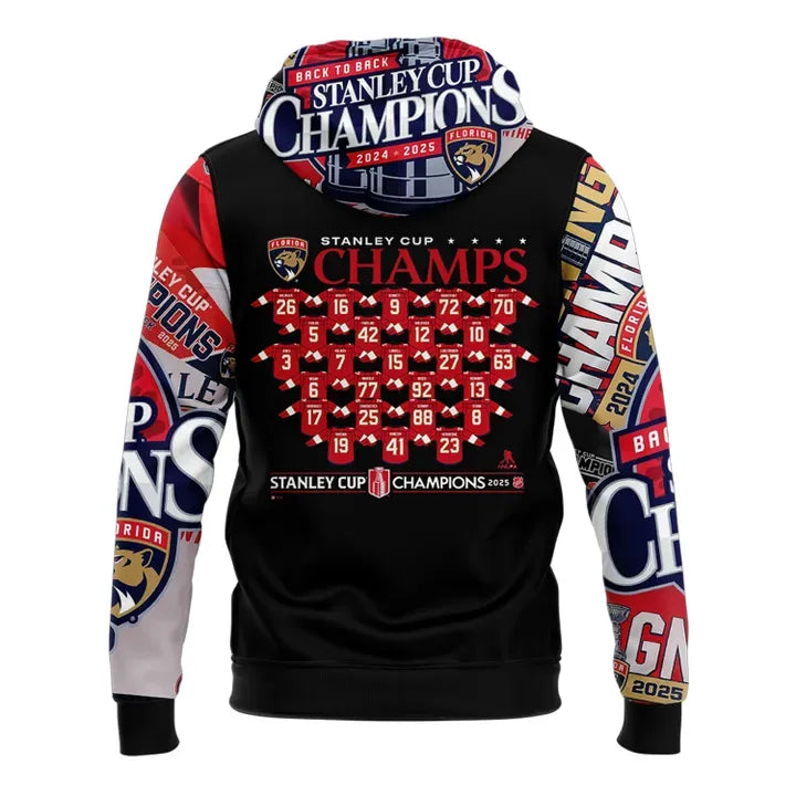 Special Edition Florida Panthers Back-To Back Champions Hoodie