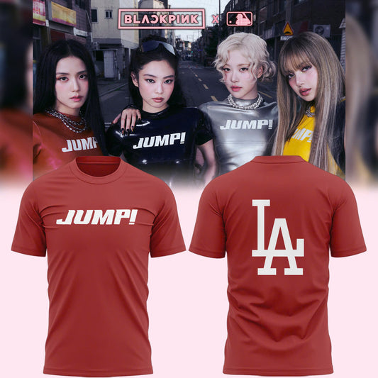 Jisoo Jump! T-Shirt - LA Dodgers x Blackpink T-Shirt