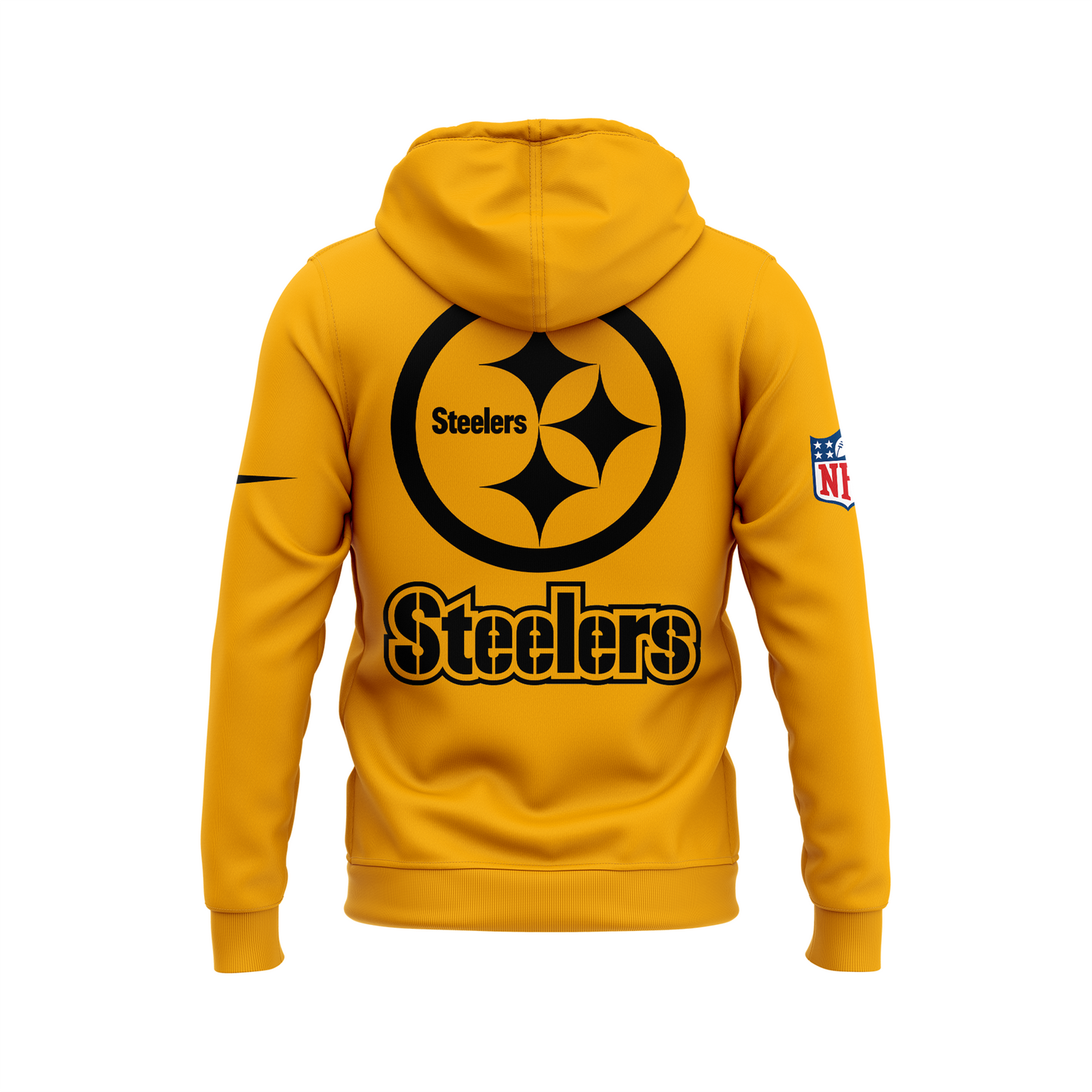Steeler Nation Shirt - Men's Pittsburgh Steelers Gold Alternate 1933 Throwback Game Hoodie