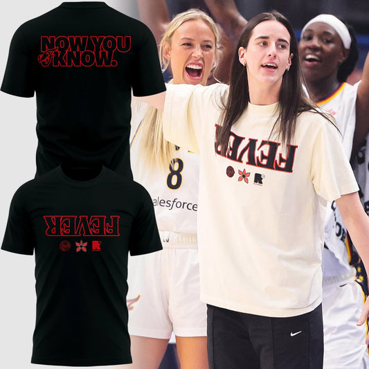 Exclusive Indiana Fever Stranger Things T-Shirt Black