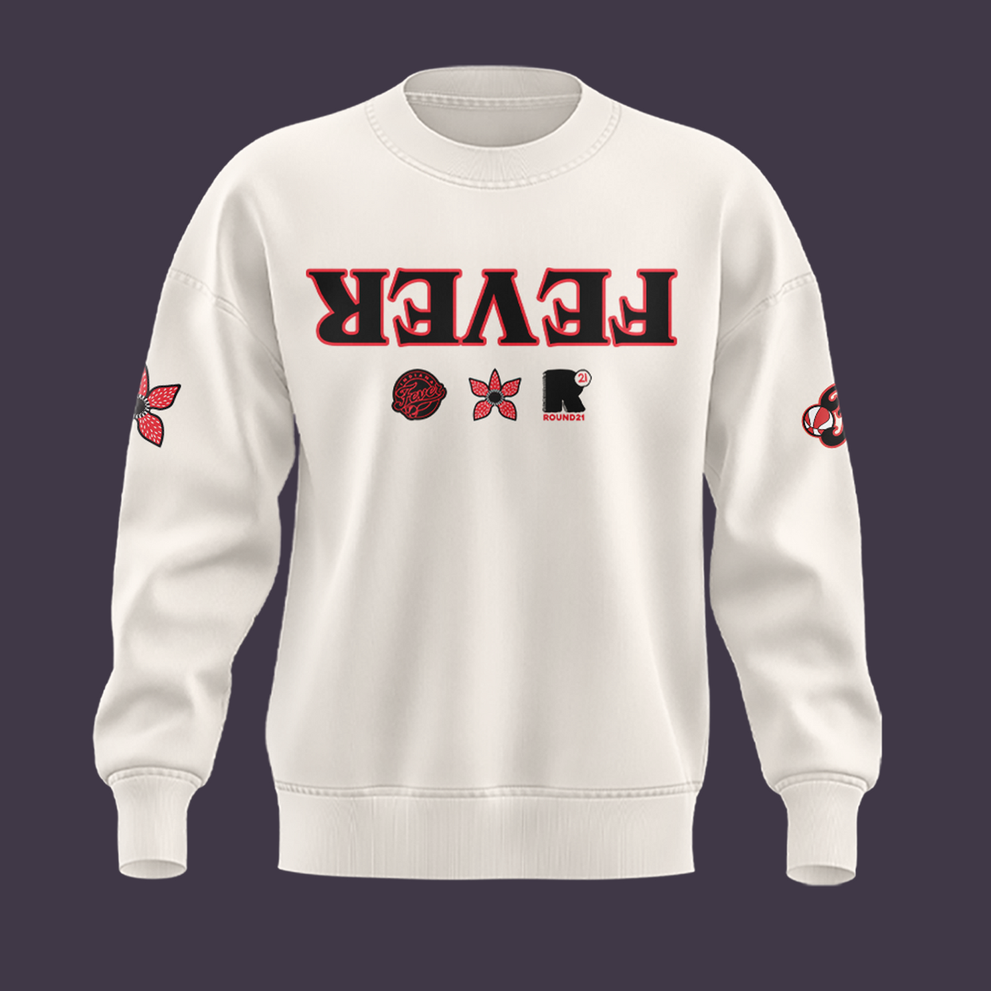 Exclusive Indiana Fever Stranger Things Rebel Swingman Sweatshirt