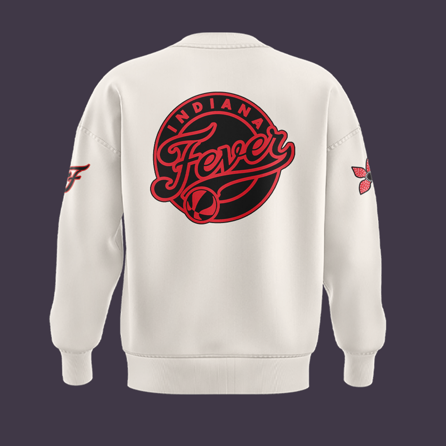Exclusive Indiana Fever Stranger Things Rebel Swingman Sweatshirt