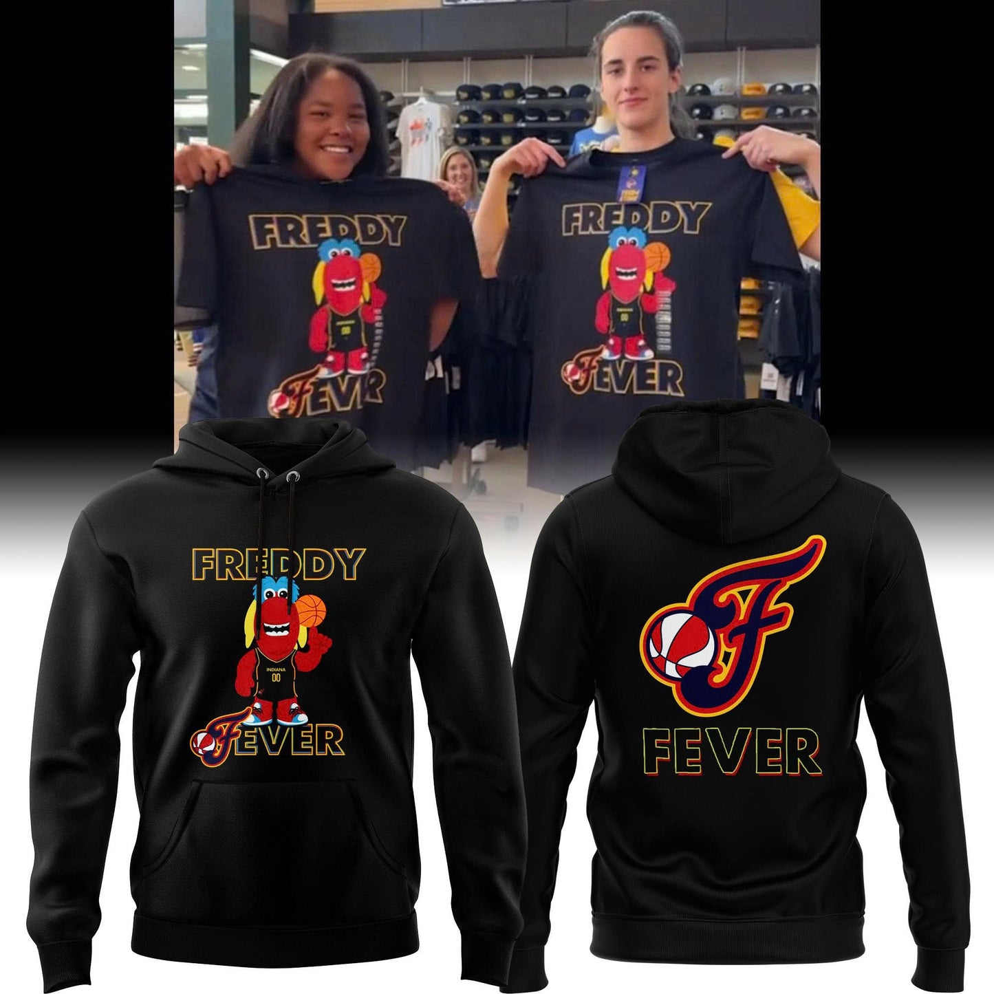 Exclusive Freddy Fever Limited Edition Black Hoodie