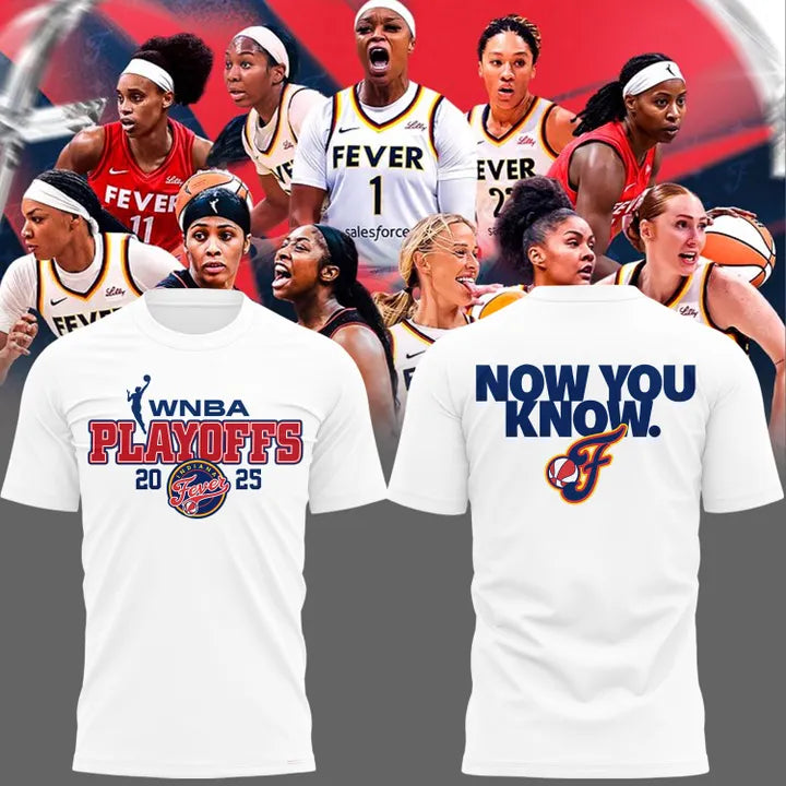 Limited Edition Play Offs Indiana Fever T-Shirt 2025 Play Offs