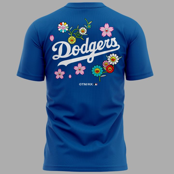 Takashi Murakami x LA Dodgers World Series Champions 2025 T-Shirt Blue