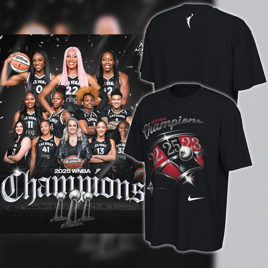 Exclusive Release T-Shirt Las Vegas Aces 2025 WNBA Finals Champions