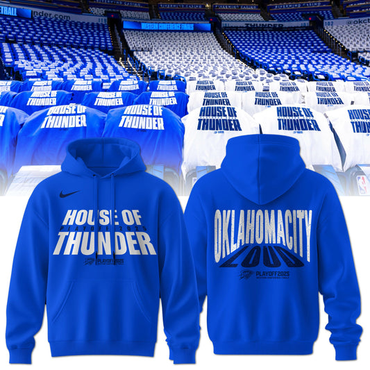 The 2025 Oklahoma City Thunder playoff Hoodie