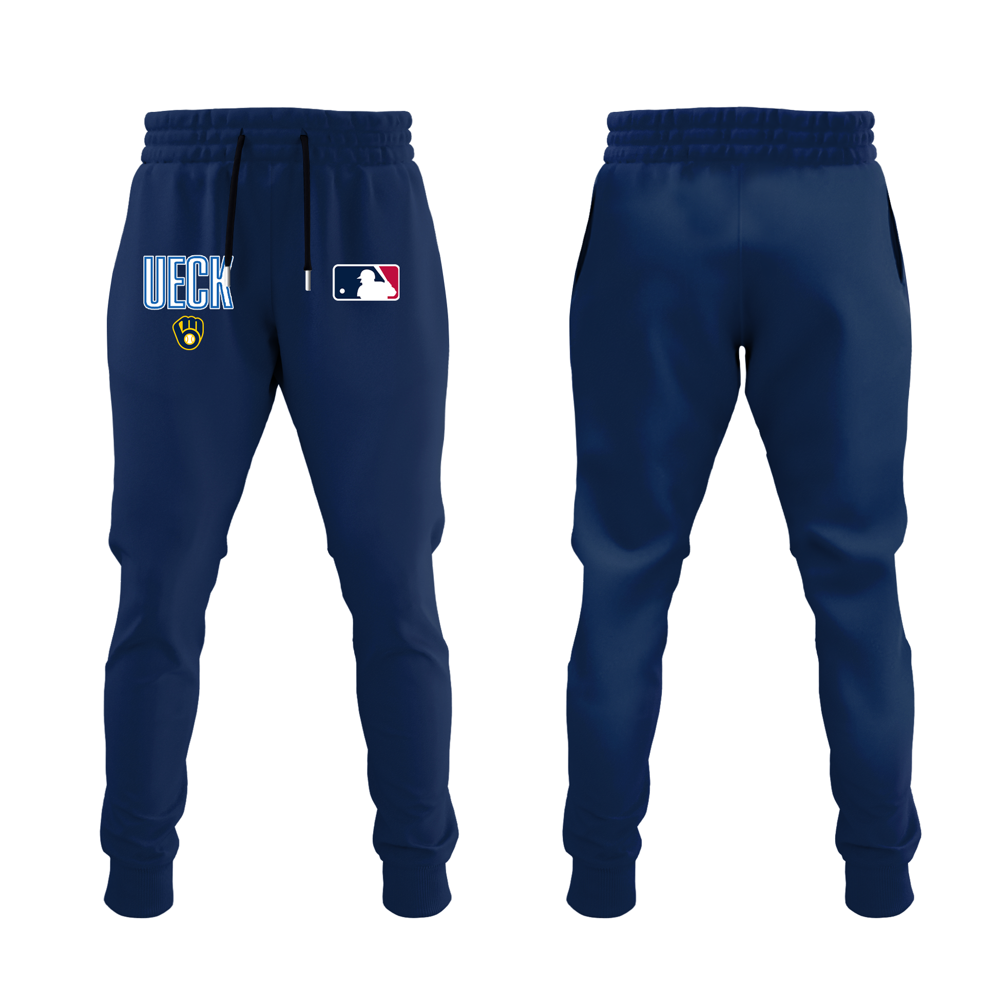 "Mr Baseball" Bob Uecker Baseball Tribute Milwaukee Brewers combo unisex Hoodie + jogger + cap