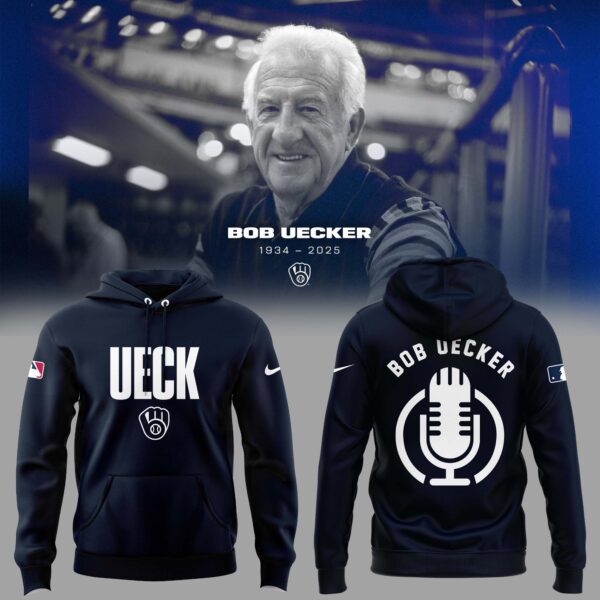 Limited Edition Honoring The Legend, Brewers icon & Baseball Hall of Famer Bob Uecker Hoodie