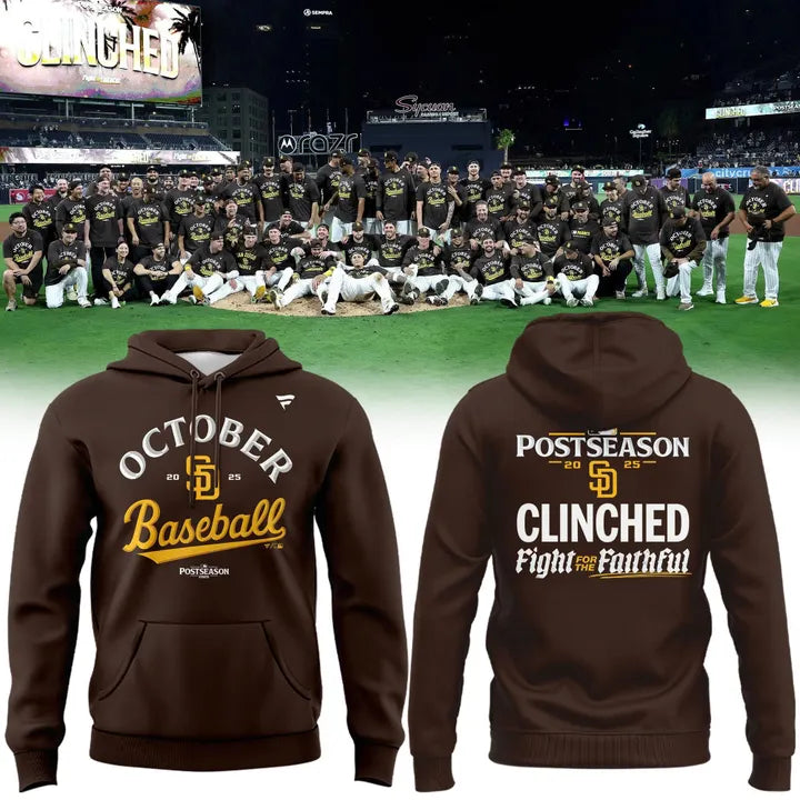 San Diego Padres October 2025 Postseason Hoodie