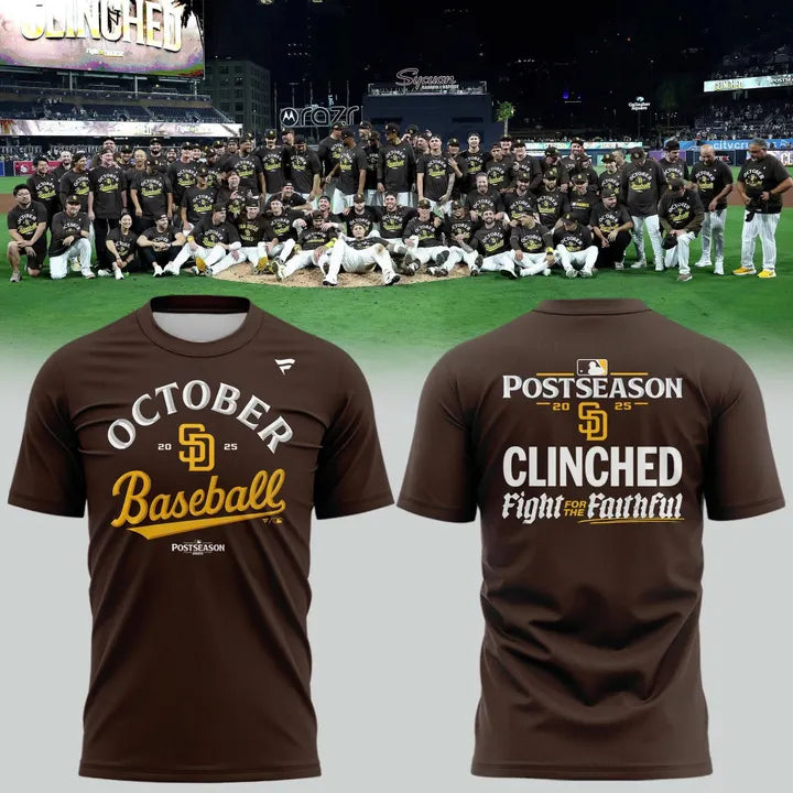 San Diego Padres October 2025 Postseason T-Shirt