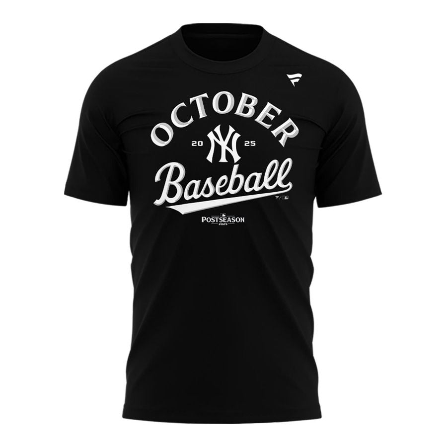 Special New October Baseball Old Patch Post Season 2025 Black T-Shirt