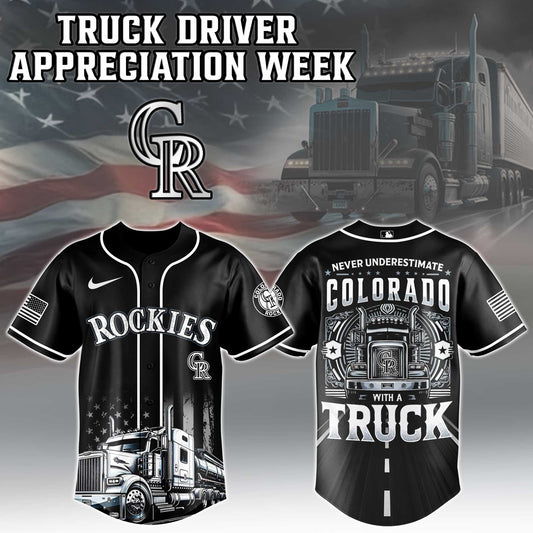 Colorado Rockies Nation Truck Driver Appreciation Week Limited Edition Jersey 2025