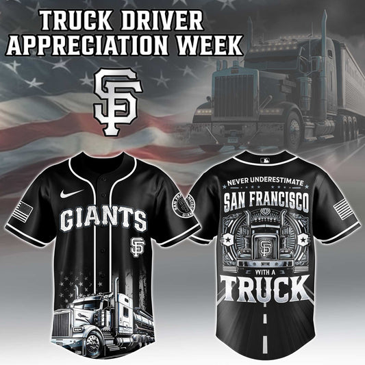 San Francisco Giants Nation Truck Driver Appreciation Week Limited Edition Jersey 2025
