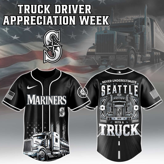 Seattle Mariners Nation Truck Driver Appreciation Week Limited Edition Jersey 2025