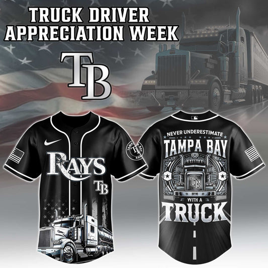 Tampa Bay Rays Nation Truck Driver Appreciation Week Limited Edition Jersey 2025