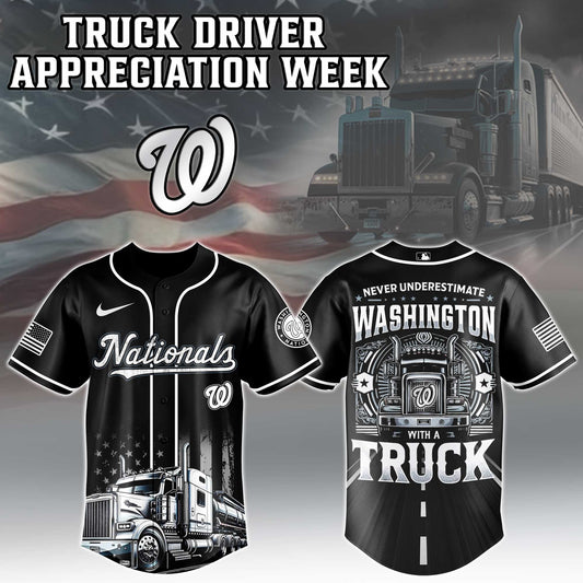 Washington Nationals Nation Truck Driver Appreciation Week Limited Edition Jersey 2025