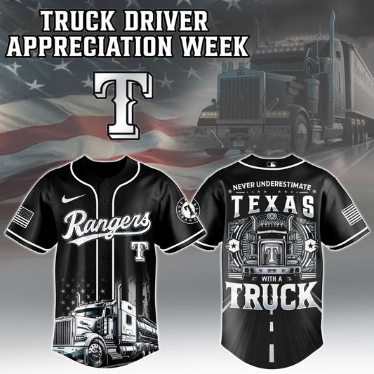 Texas Rangers Nation Truck Driver Appreciation Week Limited Edition Jersey 2025