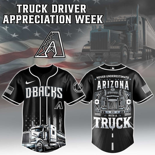 Arizona Diamondbacks Nation Truck Driver Appreciation Week Limited Edition Jersey 2025