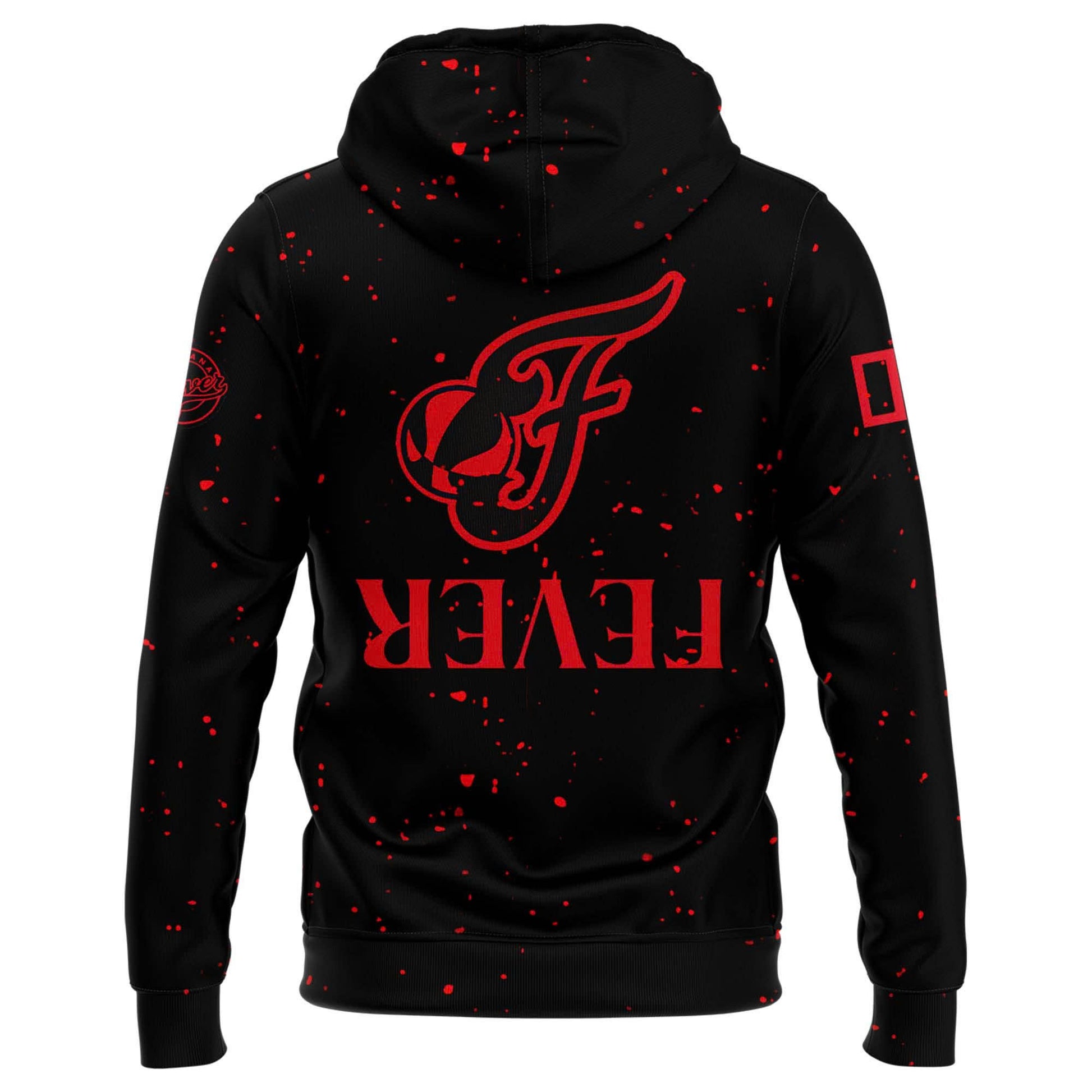Indiana Fever Stranger Things Rebel Swingman Limited Edition Black Hoodie