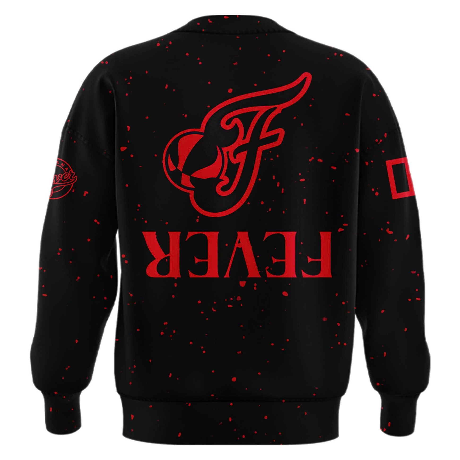 Indiana Fever Stranger Things Rebel Swingman Limited Edition Black Sweatshirt