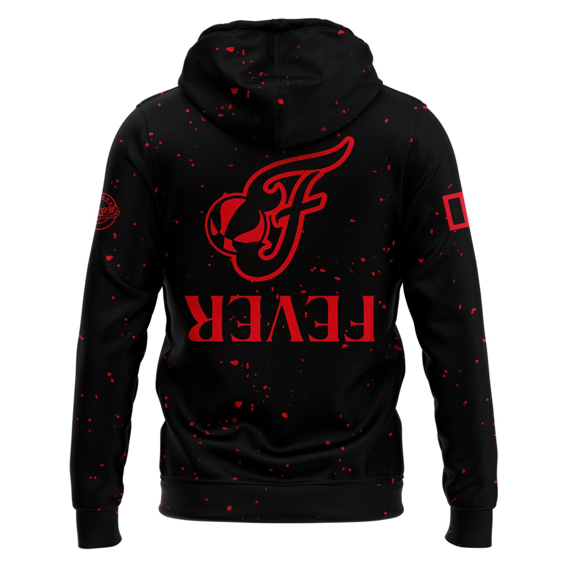 Indiana Fever Stranger Things Rebel Swingman Limited Edition Black Zip Hoodie