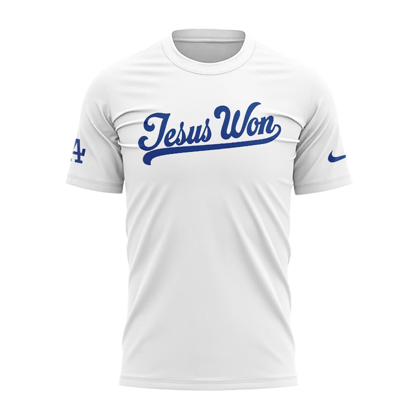 Special Los Angeles Dodgers Jesus Won T-Shirt