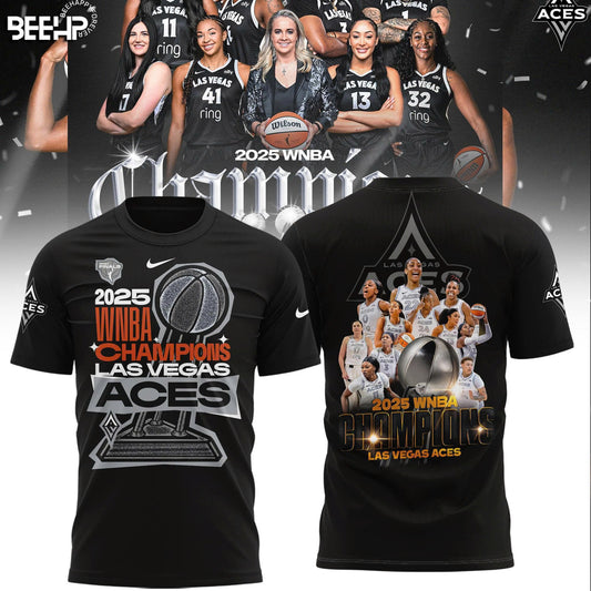 Las Vegas Aces 2025 WNBA Champions Limited Edition combo T-Shirt