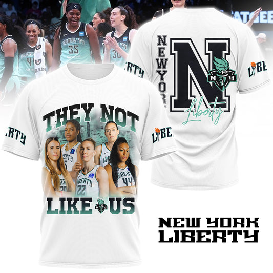 2024 WNBA Champions New York Liberty Hoodie - They Not Like Us NY Liberty Champions Special White Shirt