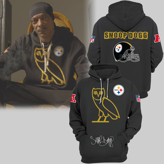 Premium Pittsburgh Steelers Football Gear - Snoop x Pittsburgh Steelers Special Edition Hoodie PS05