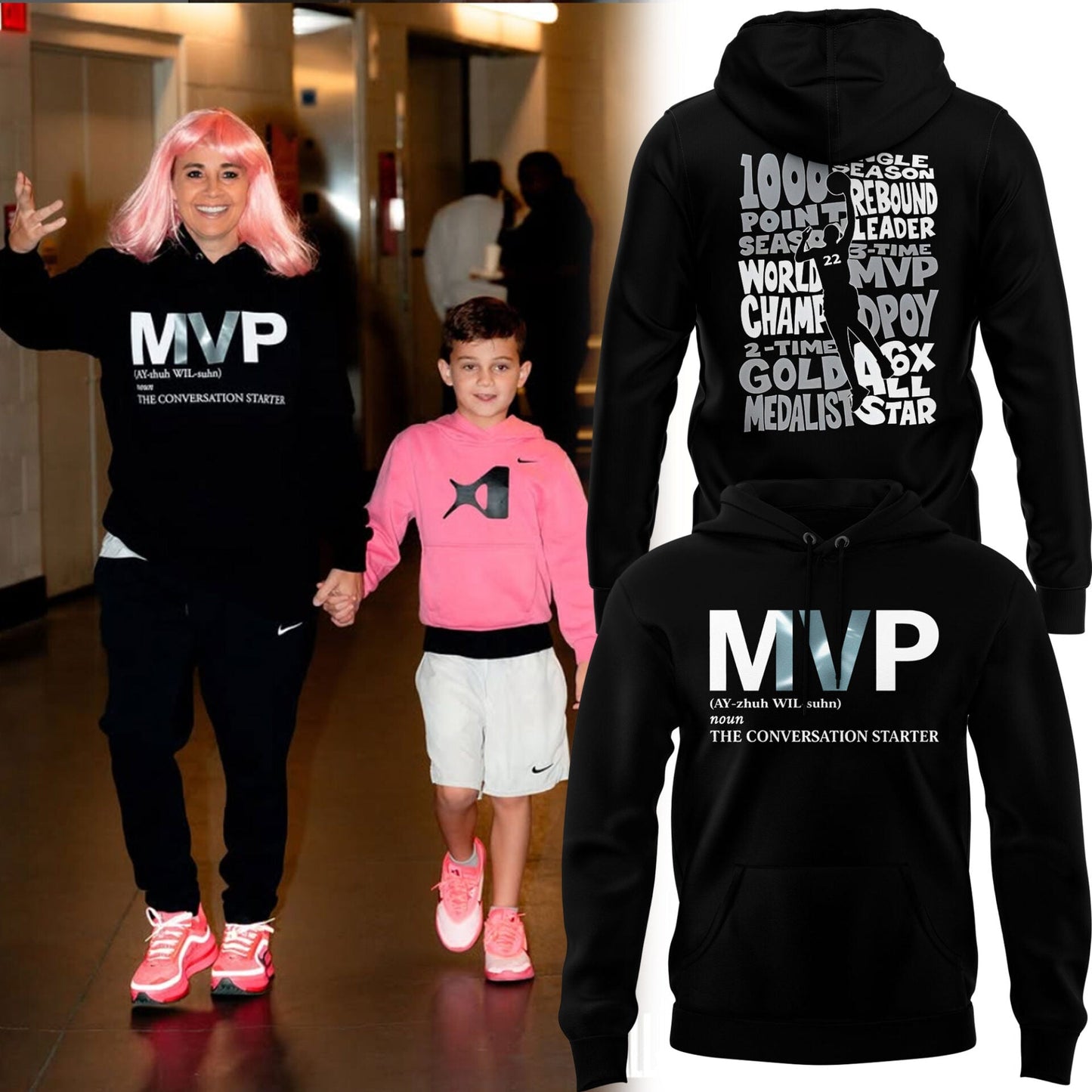 Limited Edition Las Vegas Aces x A'JA MVP 2025 Hoodie