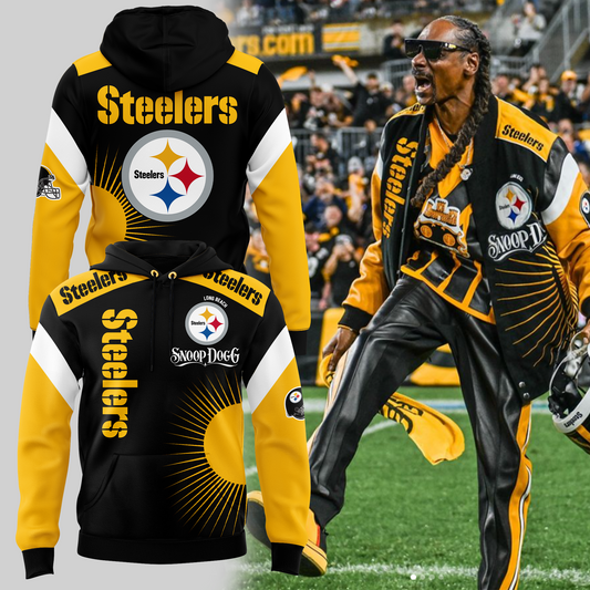 Premium Pittsburgh Steelers Football Gear - Snoop x Pittsburgh Steelers 2024 Limited Version Hoodie PS03