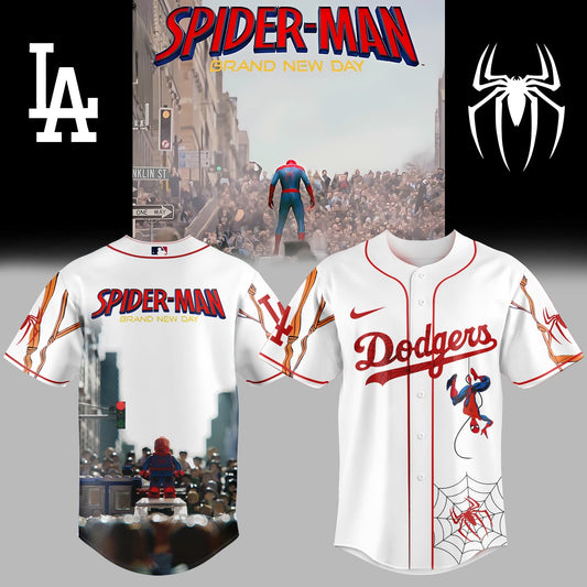 Los Angeles Dodgers Jersey x Spider-Man: Brand New Day 2025