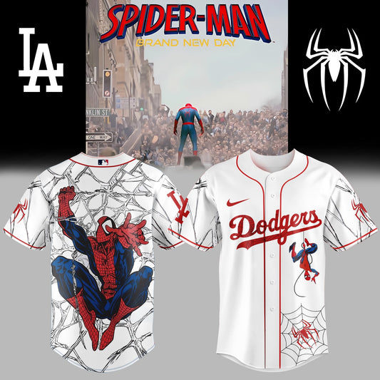 Los Angeles Dodgers Jersey x Spider-Man: Brand New Day 2025