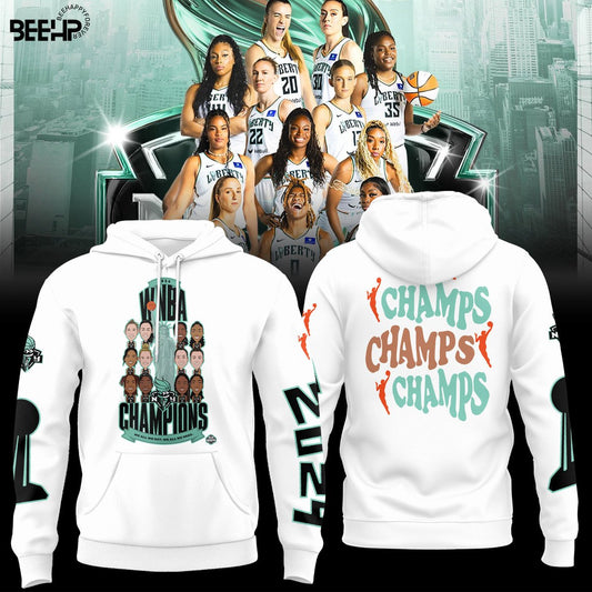 2024 WNBA Champions New York Liberty Hoodie - NY Liberty History Champions Special Set NYL09 - Premium Christmas Gift For Real Fan