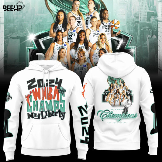 2024 WNBA Champions New York Liberty Hoodie - NY Liberty History Champions Special Set NYL08 - Premium Christmas Gift For Real Fan