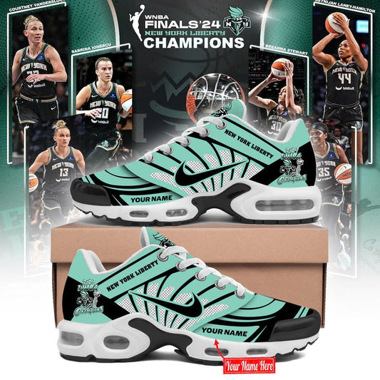 2024 WNBA Champions New York Liberty TN Shoe - NY Liberty Champions Sneaker NYL02 - Premium Christmas Gift Idea For NY Liberty Real Fan