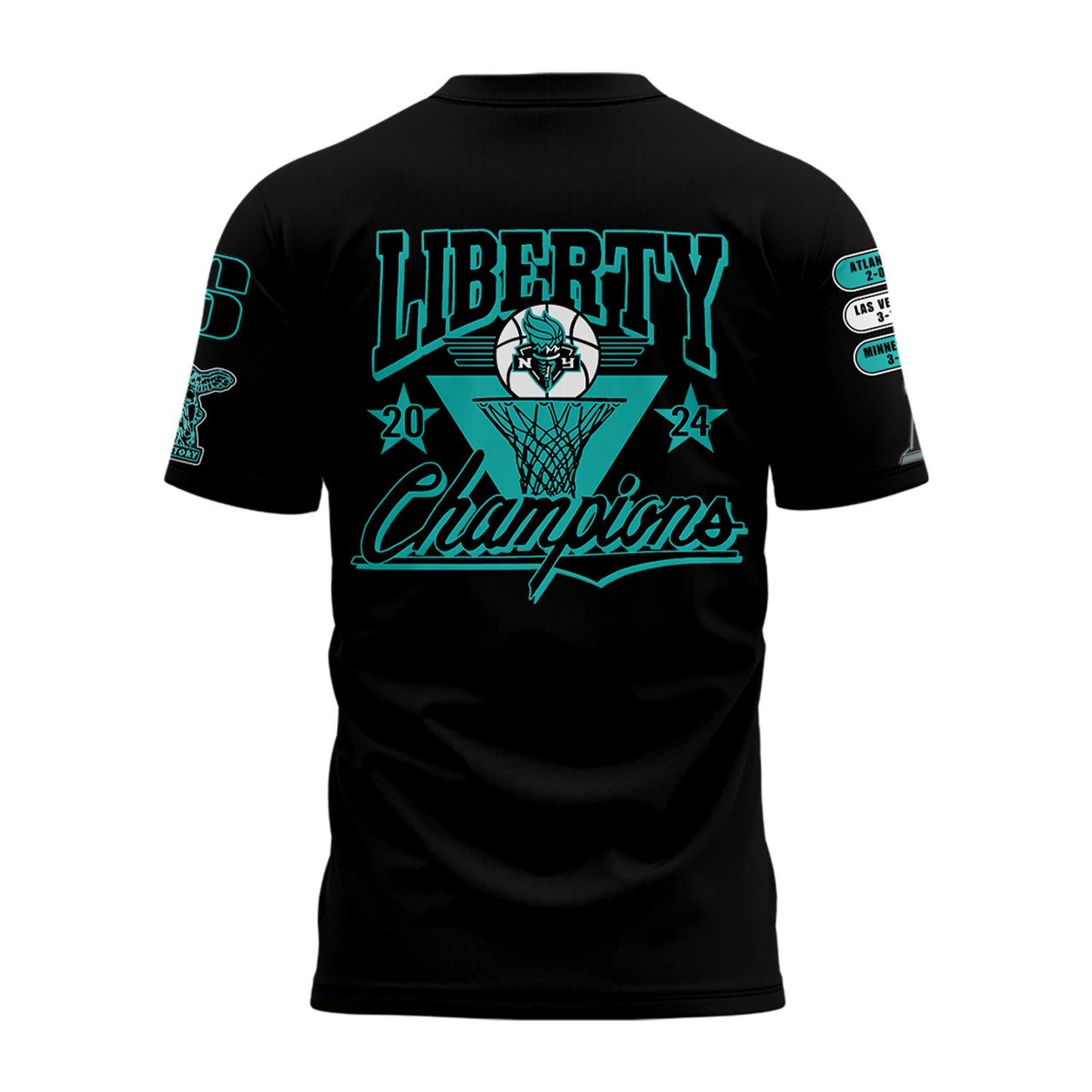 2024 WNBA Champions New York Liberty T-Shirt Set - Liberty Has A Nice Ring To It - Premium Christmas Gift For Real NY Liberty Fan