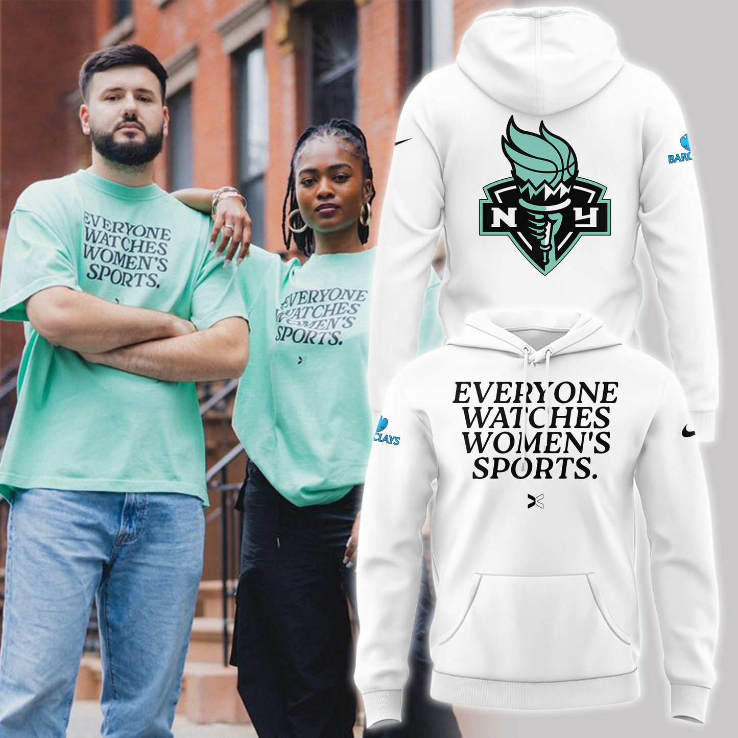 2024 WNBA Champions New York Liberty Hoodie - NY Liberty History Champions White Set