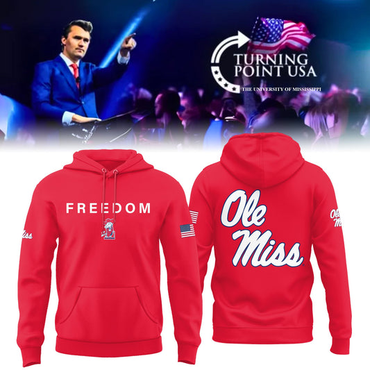 Charlie Kirk Memorial - University of Mississippi Turning Point USA - Mississippi Turning Point Freedom Shirt