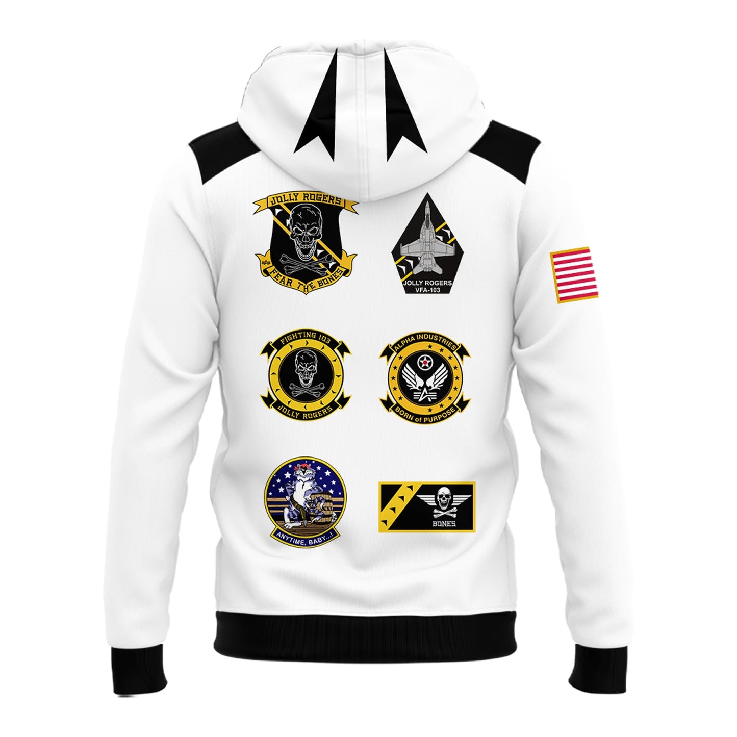 Premium Navy Midshipmen Merch For C.I.C Trophy Champions - Special New Jolly Rogers Navy Midshipmen Hoodie