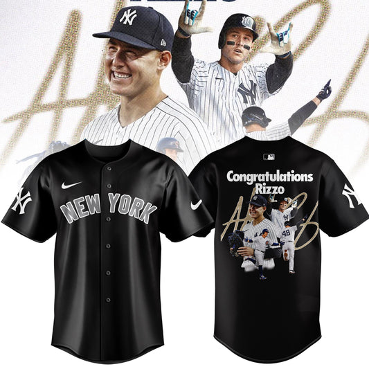 New York Yankees Legend Anthony Rizzo Baseball Jersey