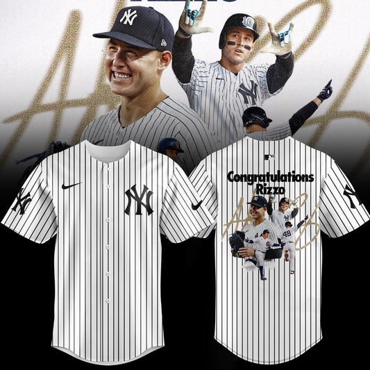 New York Yankees Legend Anthony Rizzo Baseball Jersey