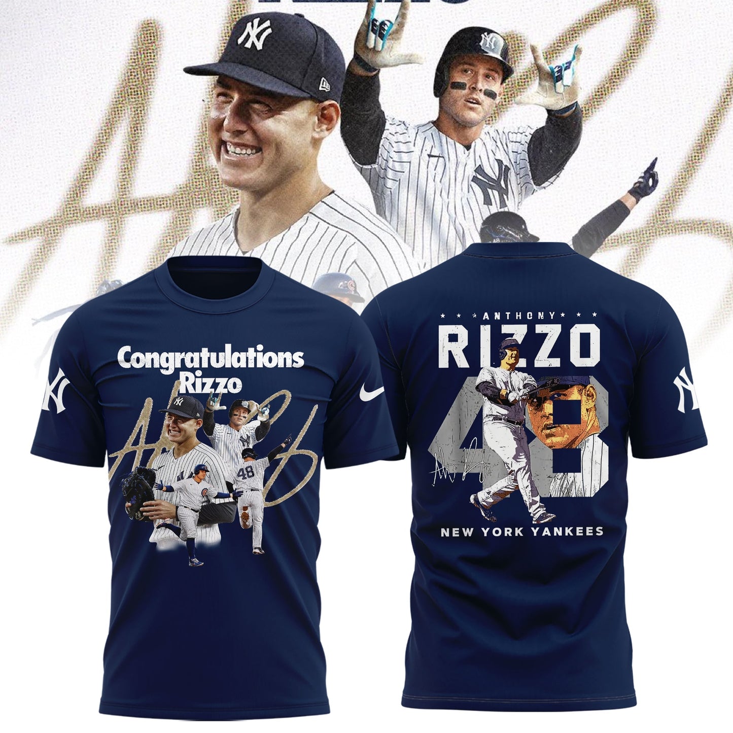 New York Yankees Legend Anthony Rizzo T-Shirt