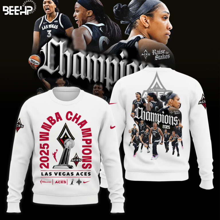Las Vegas Aces 2025 WNBA Champions Limited Edition Sweatshirt